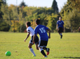 Kids playing soccer at Gradin Sports Park